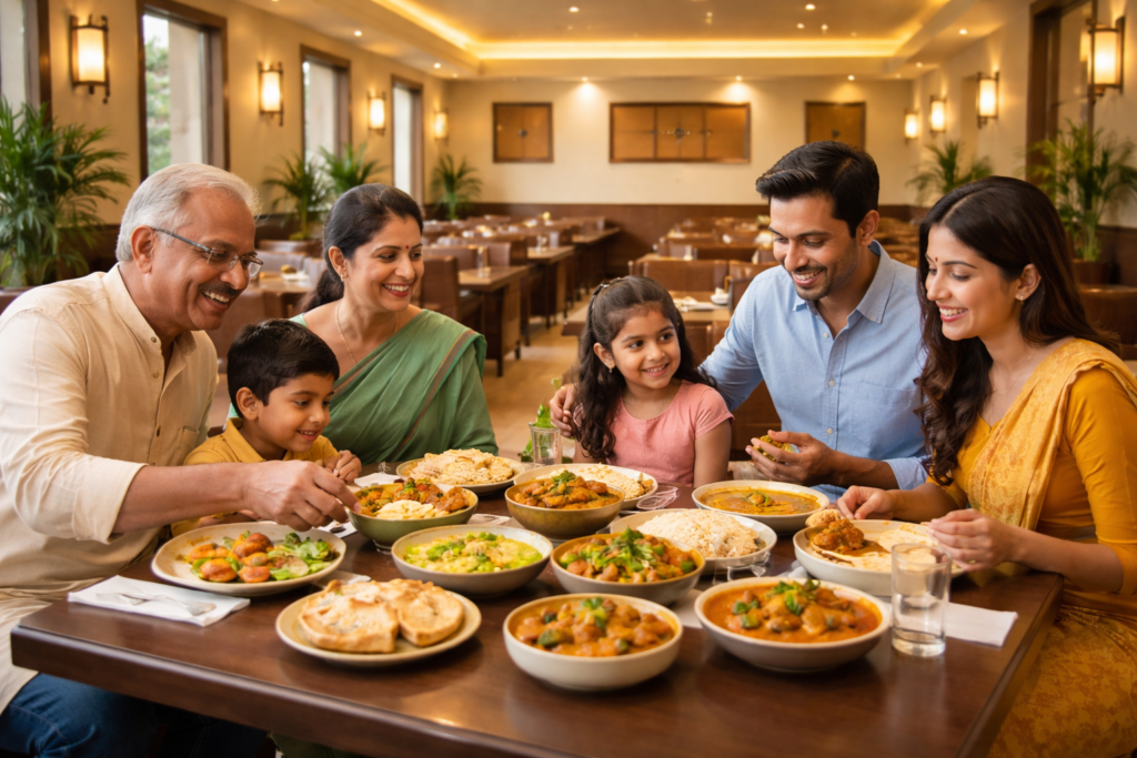 Family restaurant in Kota
